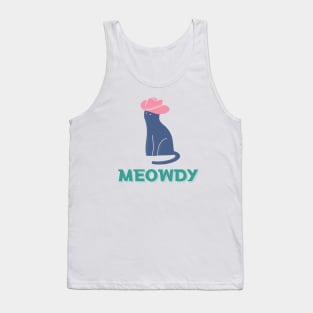 Meowdy Cowboy Cat Tank Top